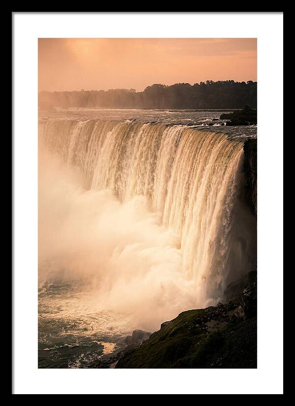 Misty Dusk Over Niagara Falls