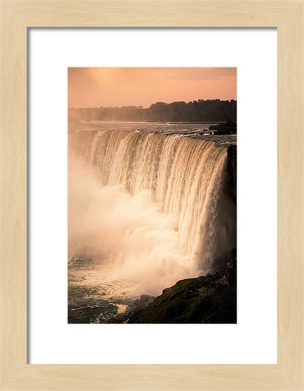 Misty Dusk Over Niagara Falls