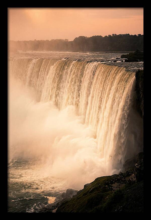 Misty Dusk Over Niagara Falls