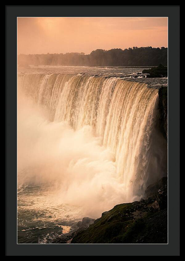 Misty Dusk Over Niagara Falls