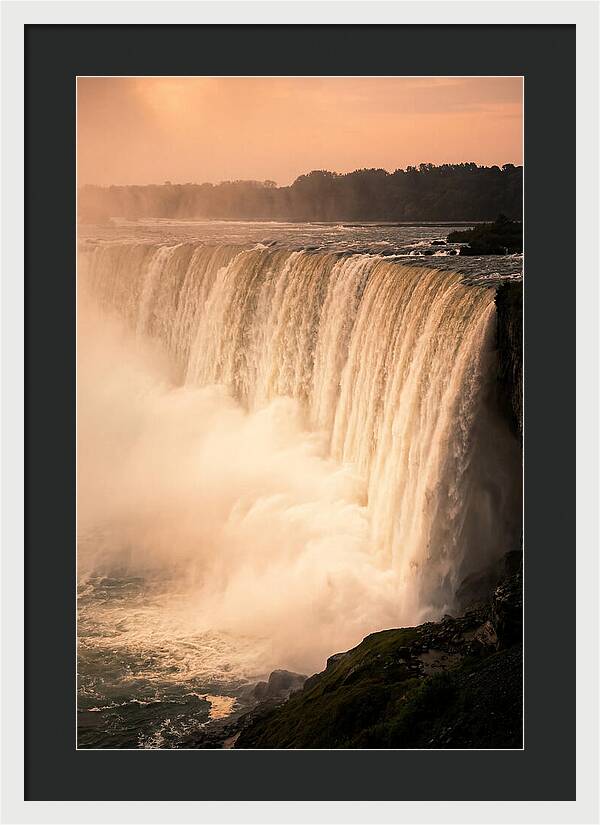 Misty Dusk Over Niagara Falls