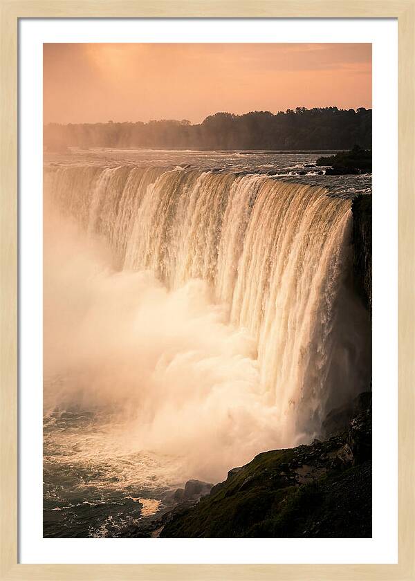 Misty Dusk Over Niagara Falls