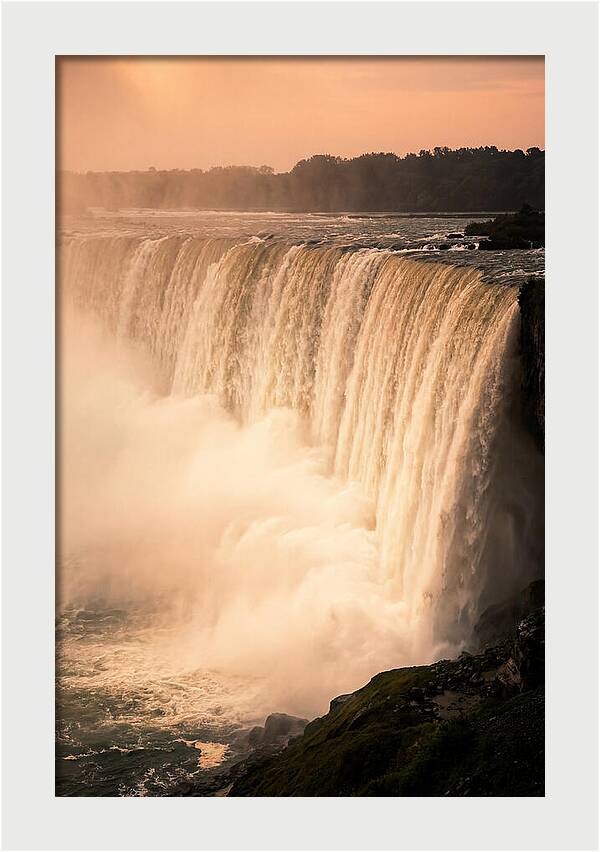 Misty Dusk Over Niagara Falls