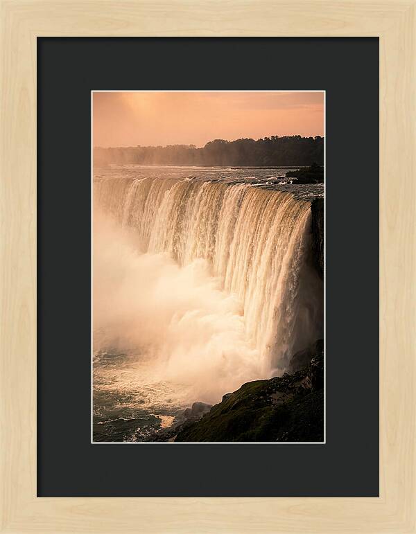 Misty Dusk Over Niagara Falls