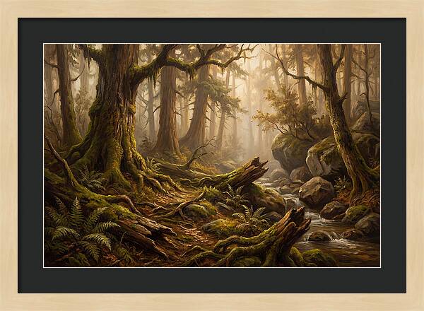 Misty Forest Serenity