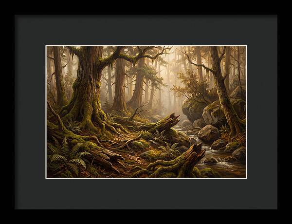 Misty Forest Serenity