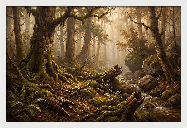 Misty Forest Serenity