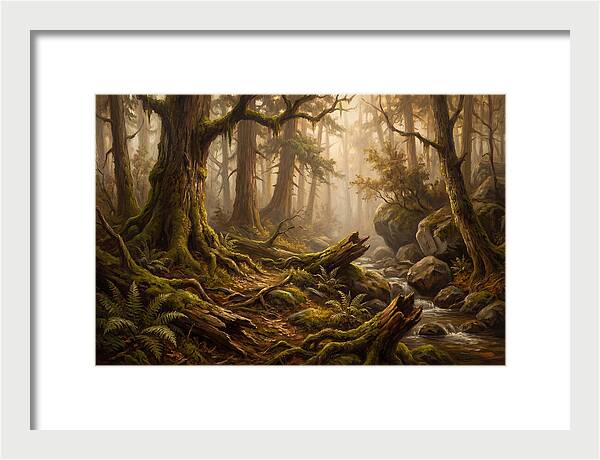 Misty Forest Serenity