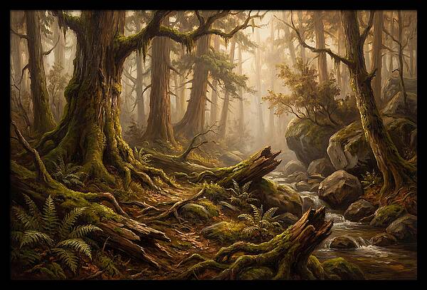 Misty Forest Serenity