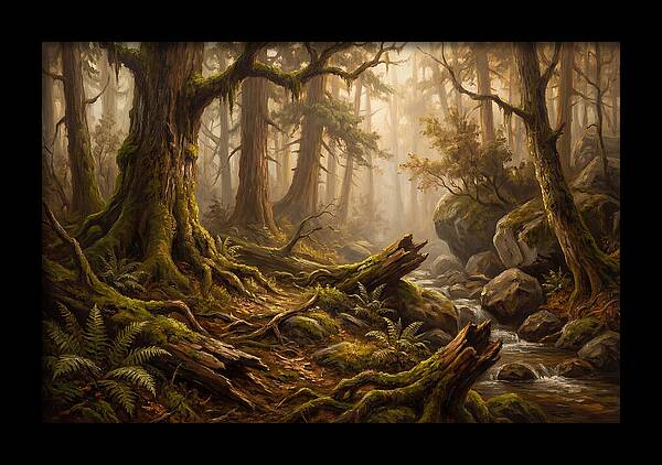 Misty Forest Serenity