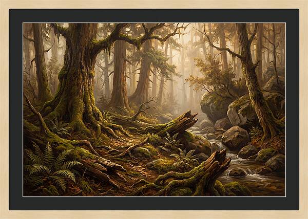Misty Forest Serenity