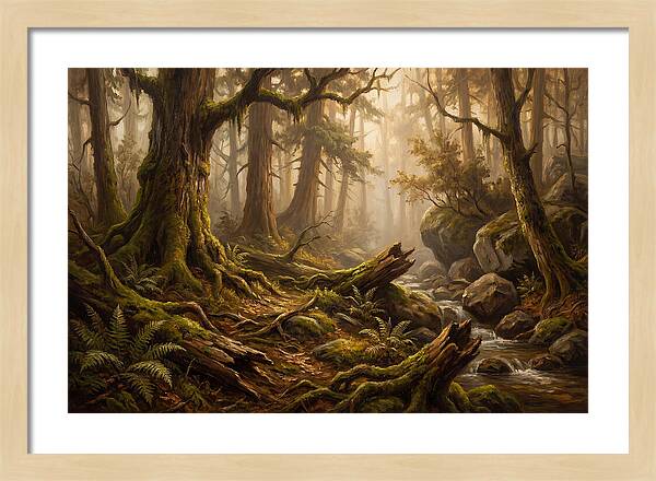 Misty Forest Serenity
