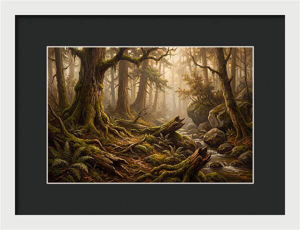 Misty Forest Serenity
