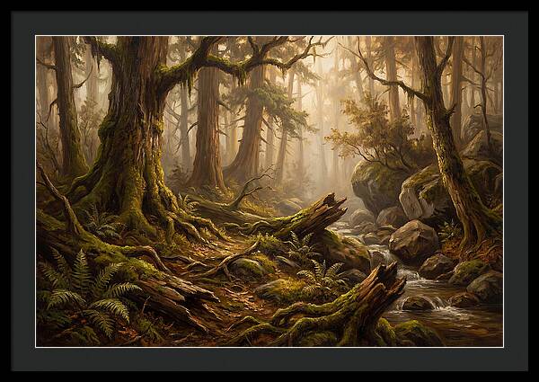 Misty Forest Serenity