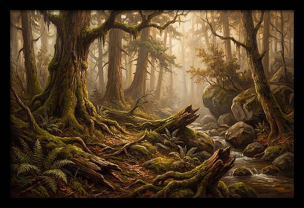 Misty Forest Serenity