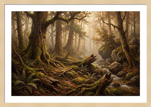 Misty Forest Serenity