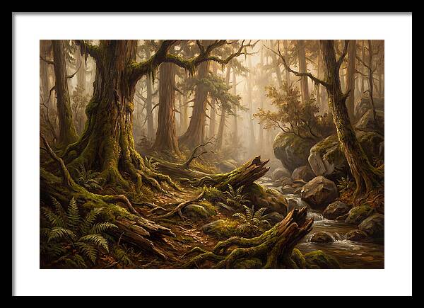 Misty Forest Serenity