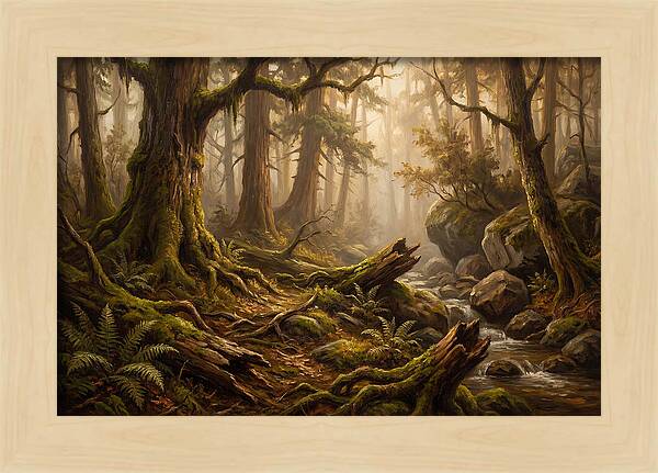 Misty Forest Serenity