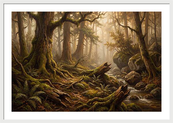 Misty Forest Serenity