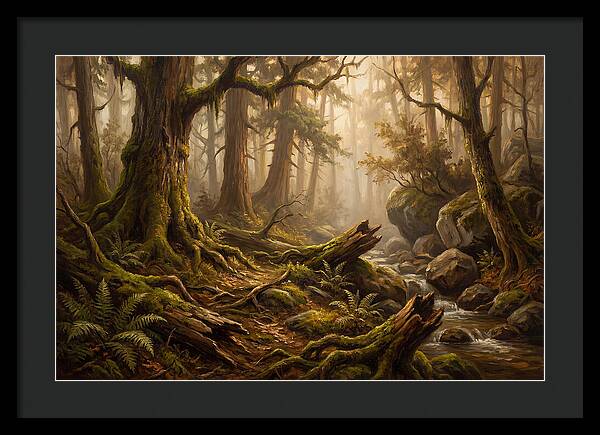 Misty Forest Serenity