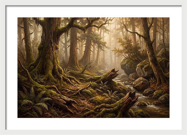 Misty Forest Serenity