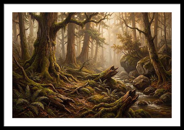 Misty Forest Serenity