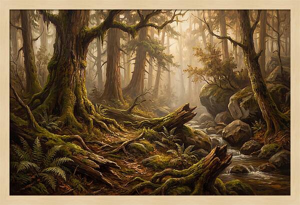 Misty Forest Serenity