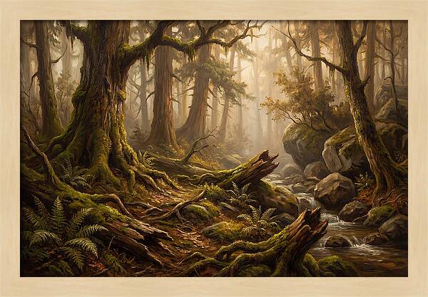 Misty Forest Serenity