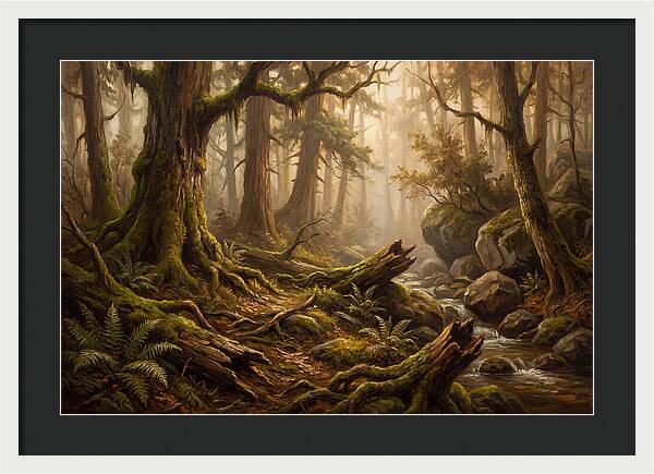 Misty Forest Serenity