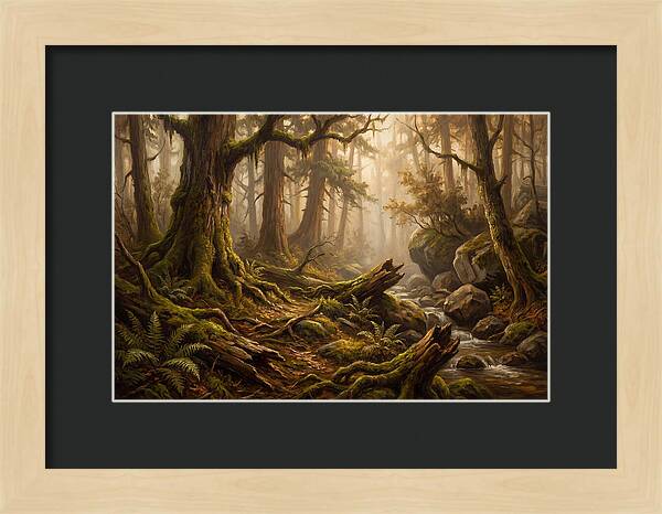 Misty Forest Serenity