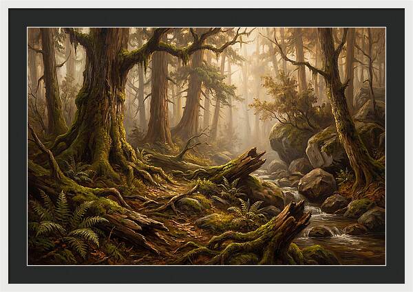 Misty Forest Serenity