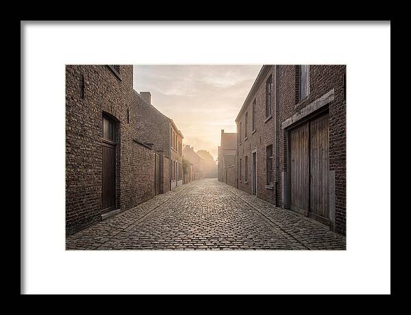 Misty Morning Alleyway