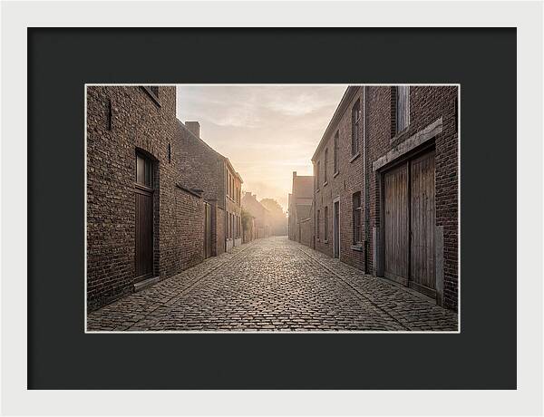 Misty Morning Alleyway
