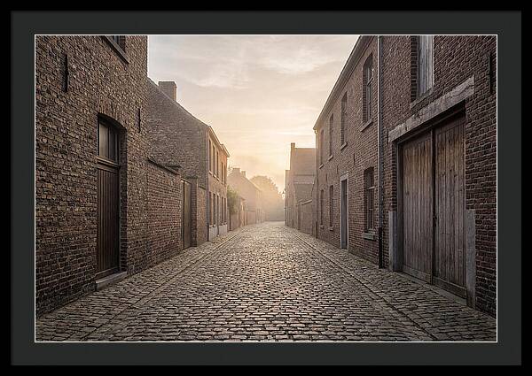 Misty Morning Alleyway