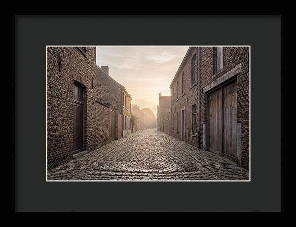 Misty Morning Alleyway