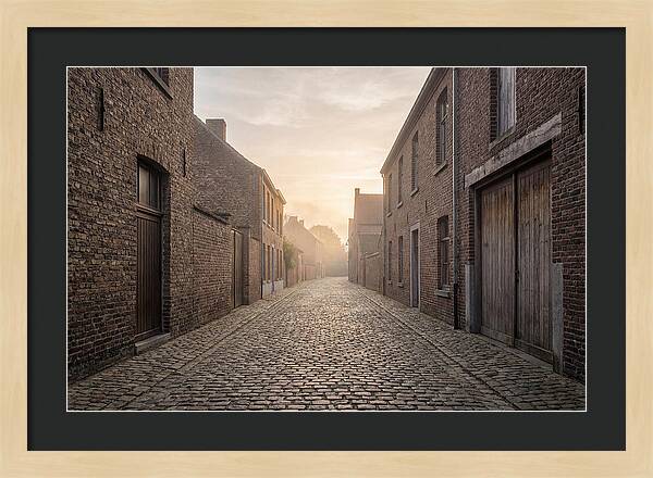 Misty Morning Alleyway