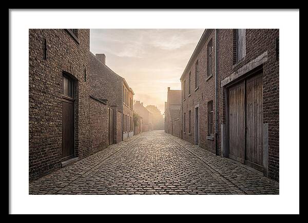 Misty Morning Alleyway