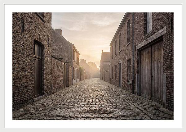 Misty Morning Alleyway