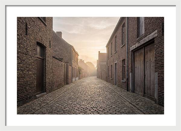 Misty Morning Alleyway