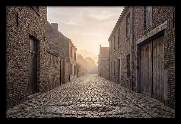 Misty Morning Alleyway