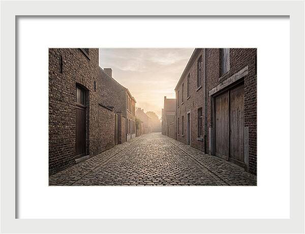 Misty Morning Alleyway