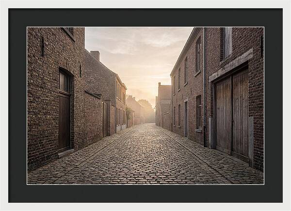 Misty Morning Alleyway