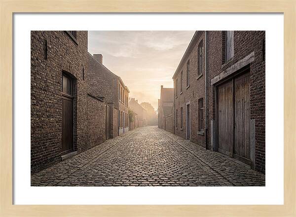 Misty Morning Alleyway