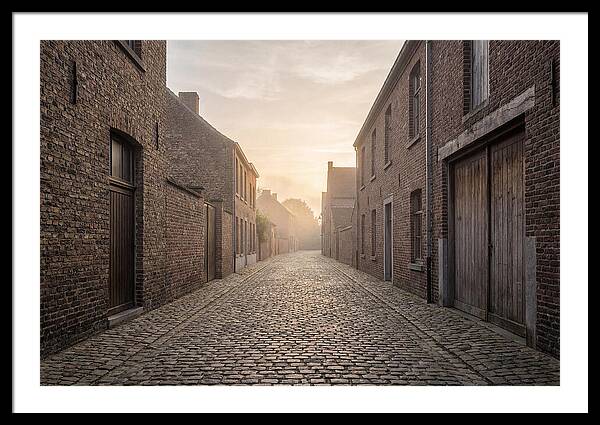 Misty Morning Alleyway