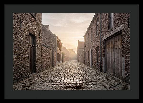 Misty Morning Alleyway