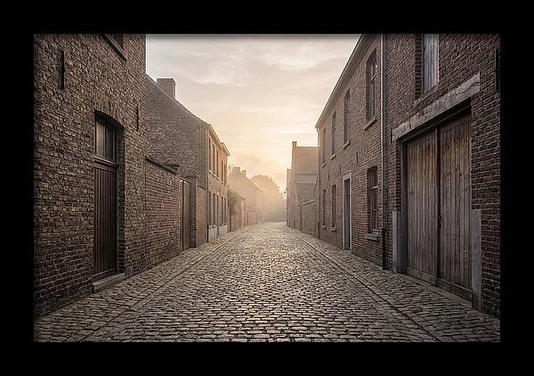 Misty Morning Alleyway