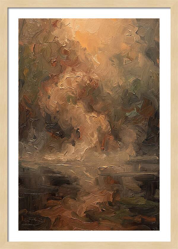 Misty Morning Lake Serenity