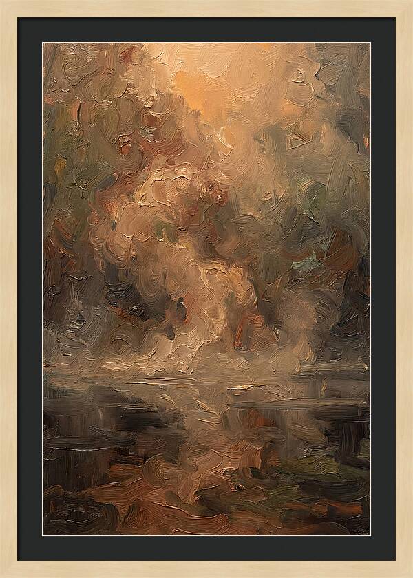 Misty Morning Lake Serenity