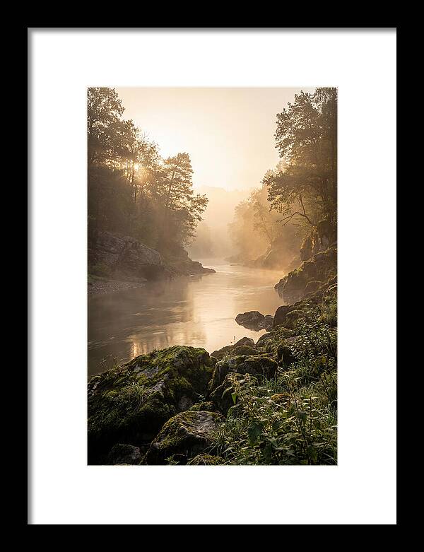 Misty Morning River Serenity