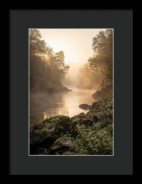 Misty Morning River Serenity